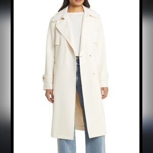 Sam Edelman Cream Trench Coat